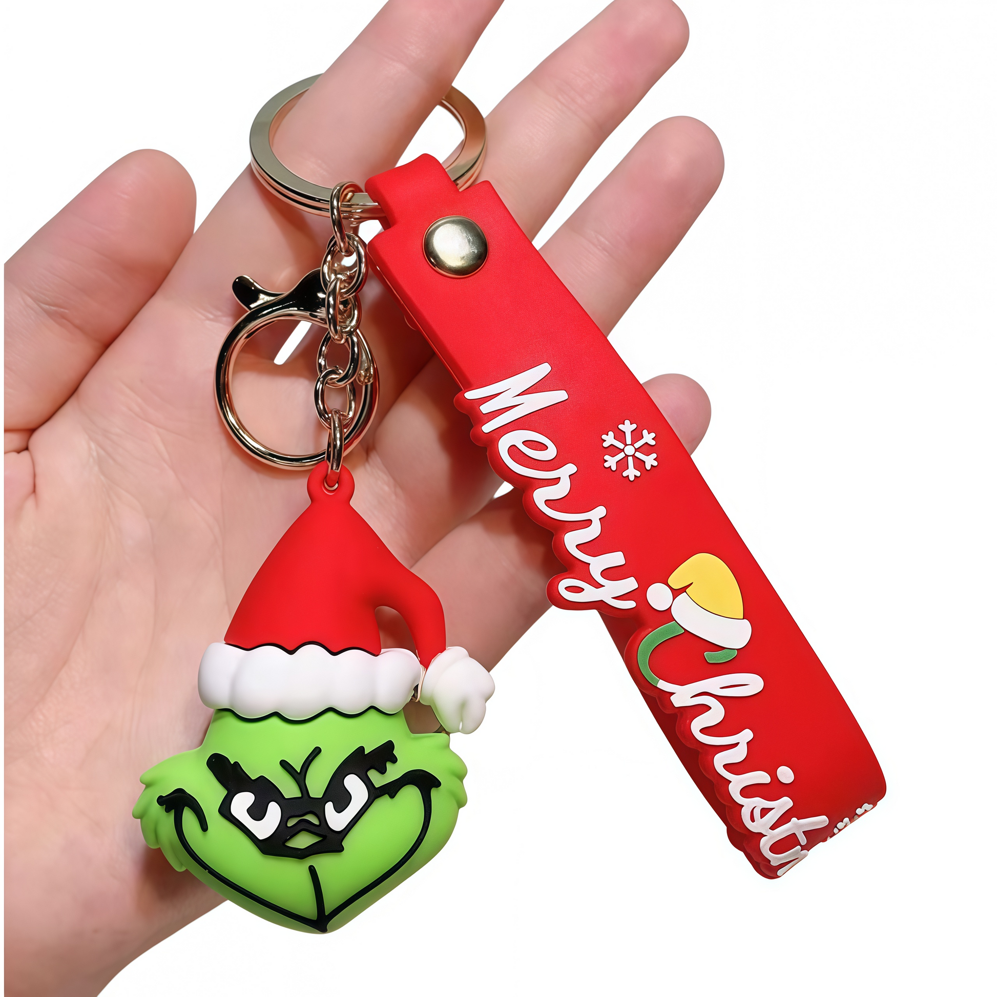 Christmas Grinch keychain - 8 bags