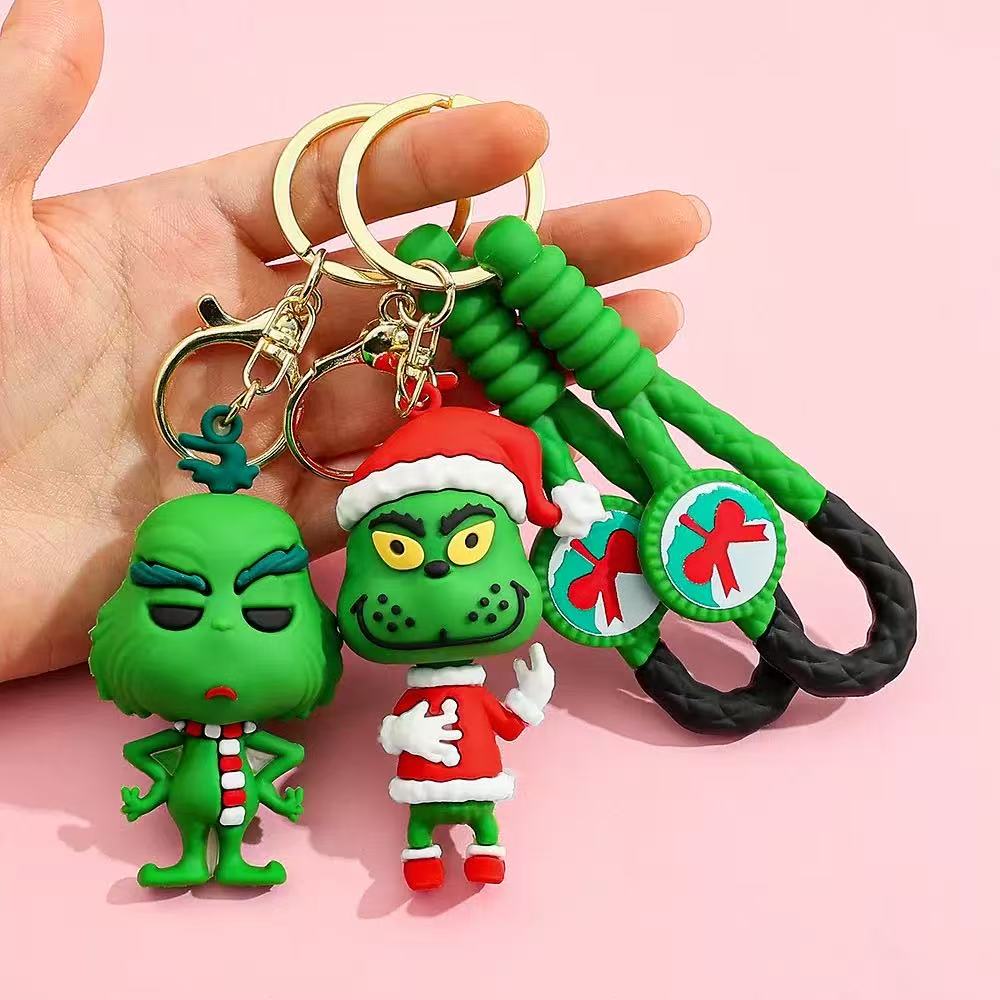 Christmas Grinch keychain - 8 bags