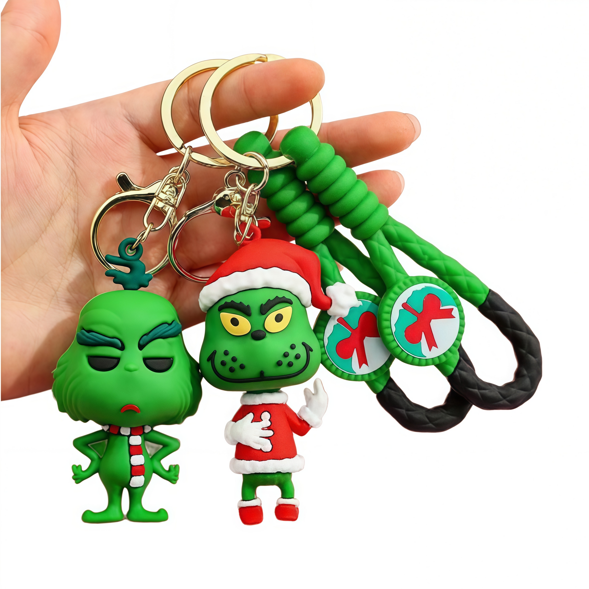 Christmas Grinch keychain - 8 bags