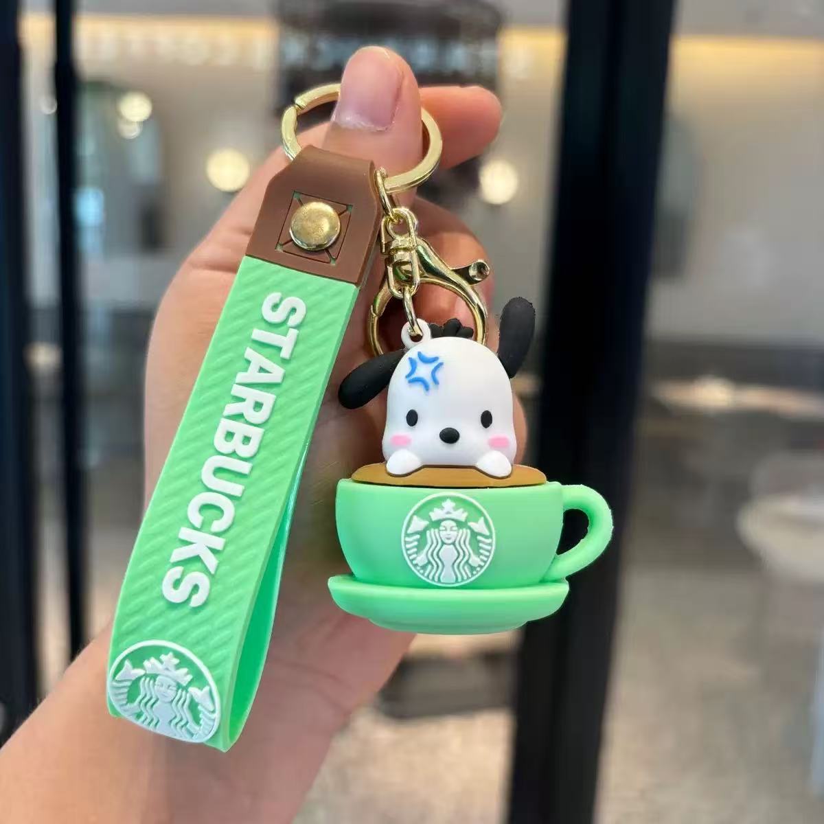 Starbucks  keychain - Match game