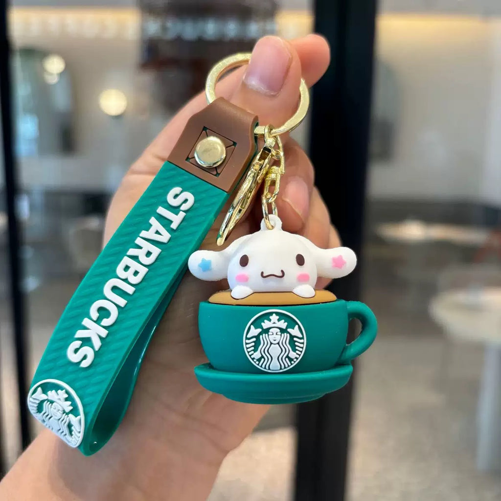Starbucks  keychain - Match game