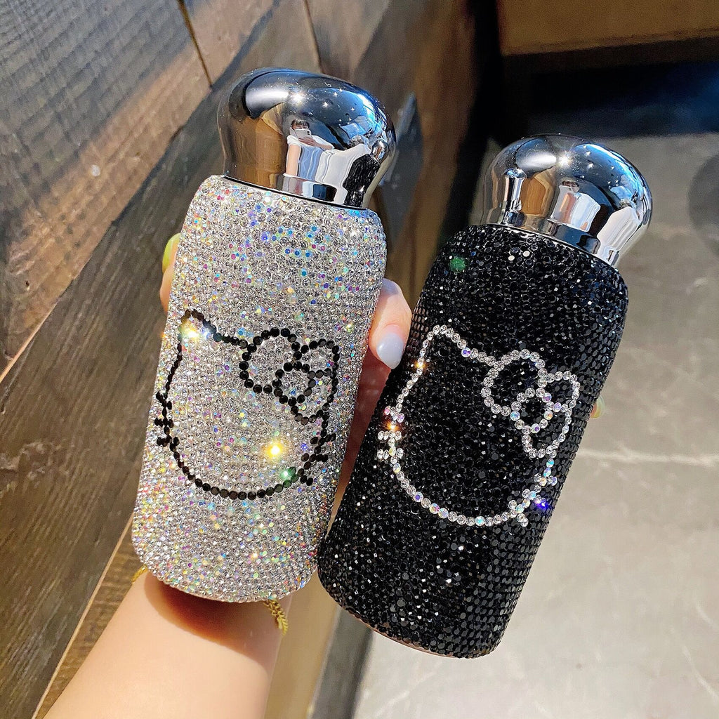 Hello Kitty Set with diamonds cup