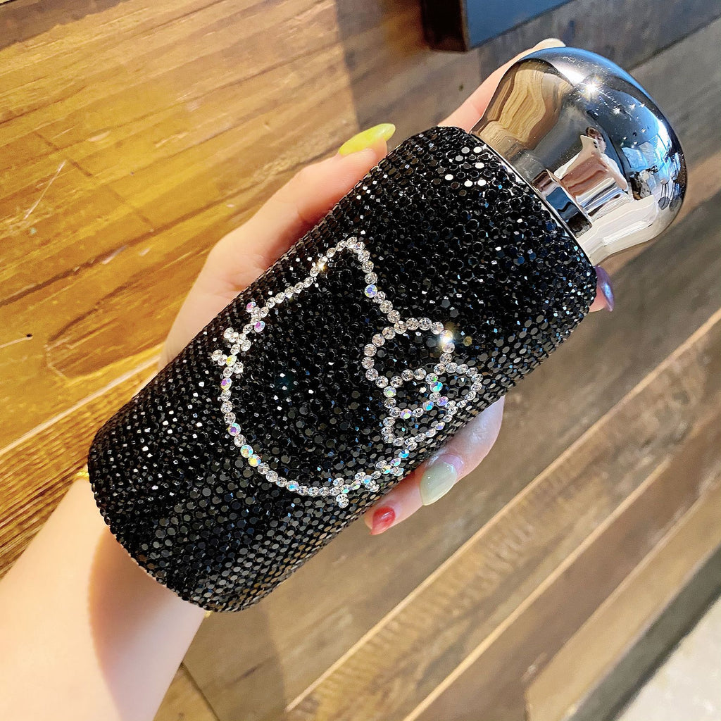 Hello Kitty Set with diamonds cup