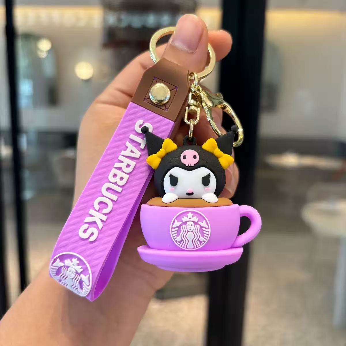 Starbucks  keychain - Match game