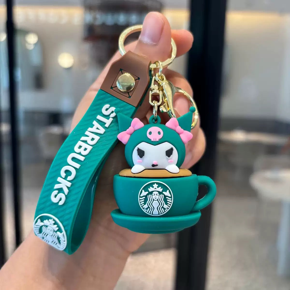 Starbucks  keychain - Match game