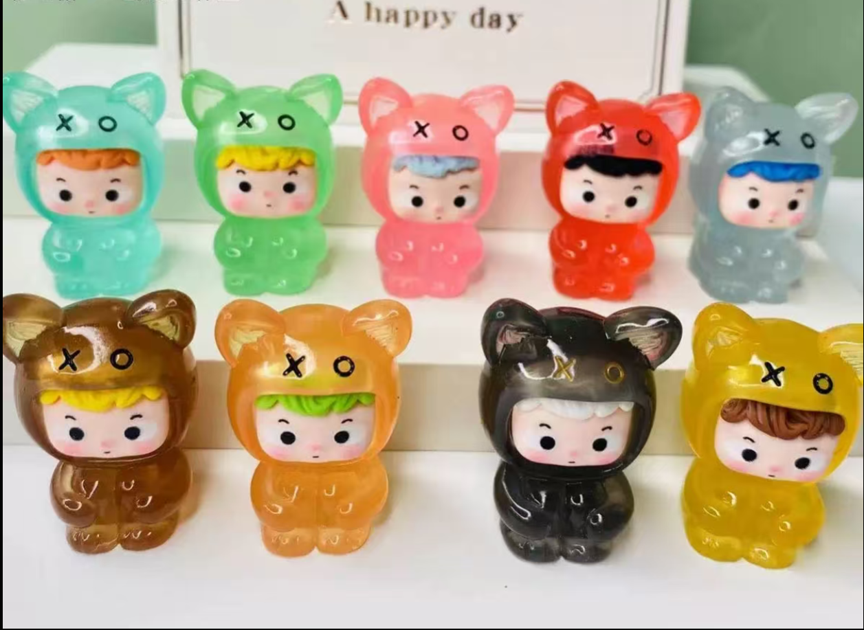 cute grain  and Monkey (glow) - 16 bags